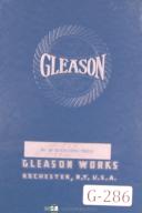 Gleason-Gleason Operators No 26 Quenching Press Manual Year (1946)-#26-No. 26-01